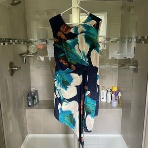 Silk Anthropologie dress.